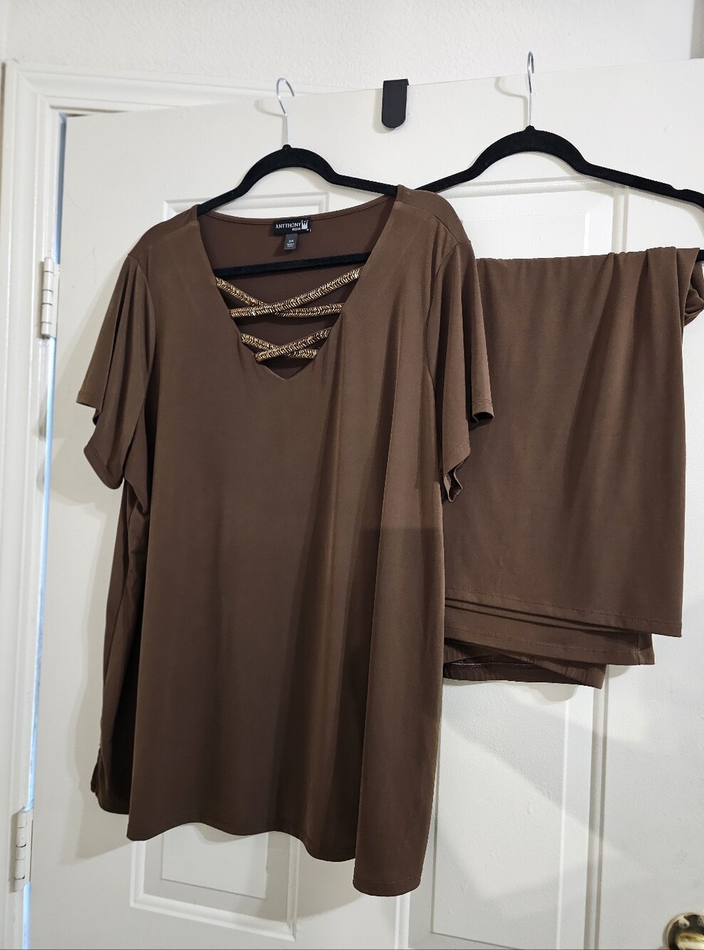🤎 Anthony Originals 2X Brown 2-Piece Lounge Set 🤎